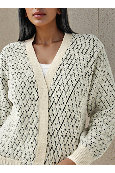 2Xtremz Patterned Longline Cardigan