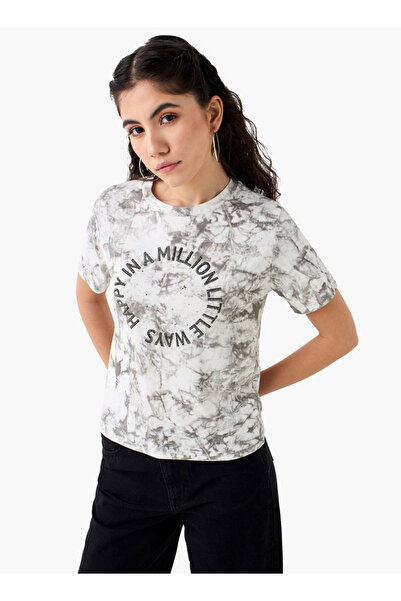 2Xtremz تي شيرت مزين برقبة دائرية وأكمام قصيرة