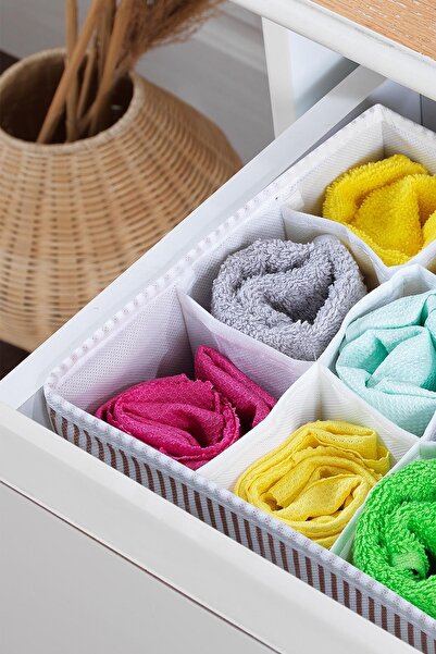 MaisonArt 3 db |   Kezdőlap 12 rekeszes fiókos rendszerező |   Szervező Fehér/barna