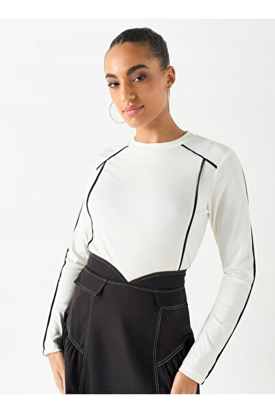 2Xtremz سترة مضلعة مع تفاصيل حواف وأكمام طويلة