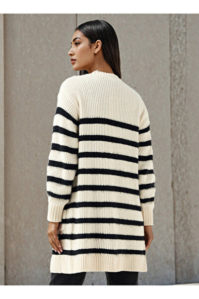 2Xtremz Striped Longline Cardigan