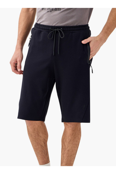 Adot Zipper Pocket Detail Shorts with Drawstring Closure