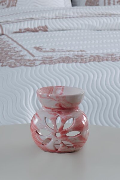 MaisonArt Mood | Pembe | Seramik El Yapımı Buhurdanlık | Mumluk | Dekoratif B...