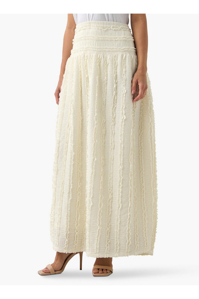 2Xtremz Textured Maxi Skirt with Elasticated Waistband