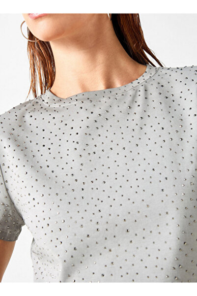 2Xtremz Embellished T-shirt with Short Sleeves