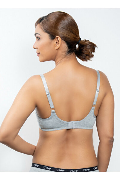Aadaraya Set Of 3 - Laced Balconette Bra With Hook And Eye Closure