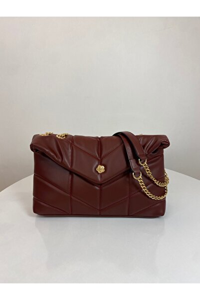 BK Bags & Accessories Quilted Women's Hand and Shoulder Bag with Chain Strap
