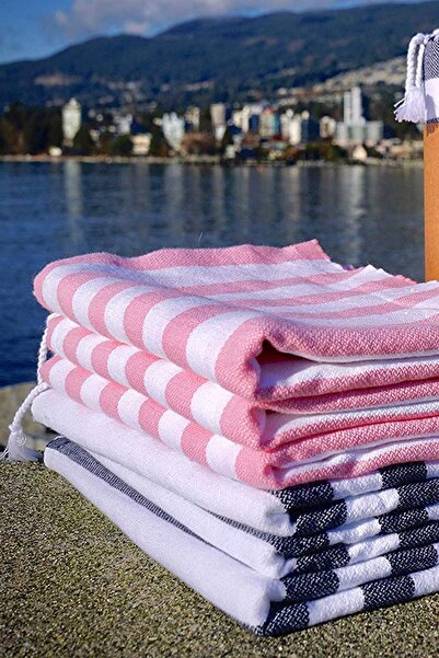 Zeynep Tekstil Πετσέτα παραλίας Stripe 75x150 cm Ultra Soft
