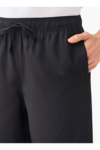 Adot Solid Shorts with Drawstring Closure and Pockets