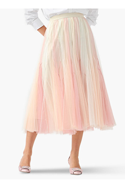 2Xtremz تنورة شبكية مقسمة بحزام خصر مطاطي