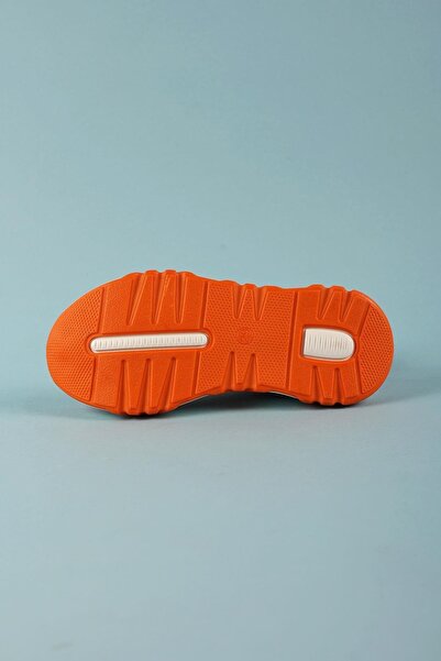 BONY SOCKS Derby Sock Shoes Orange