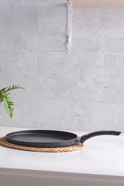 Znp Home Gözleme Tavası 34 Cm Granit Bazlama Lavaş Tavası