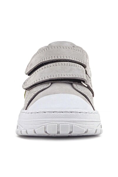 Rakerplus Tails Genuine Leather Gray Yellow Velcro Children's Sports Boots