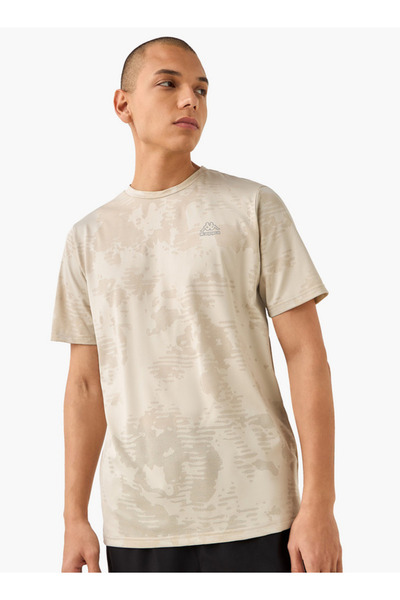 Kappa تي شيرت مطبوع عليه شعار كابا