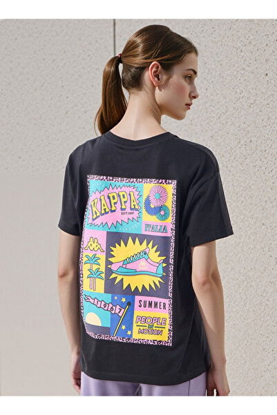 Kappa تي شيرت كابا بطبعة جرافيكية مع رقبة دائرية