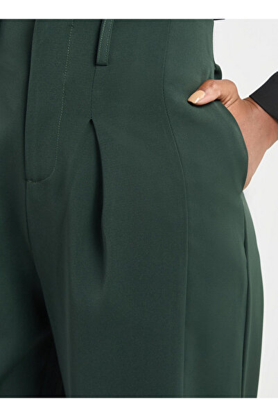 FAV Solid Wide Leg Pants With Pockets