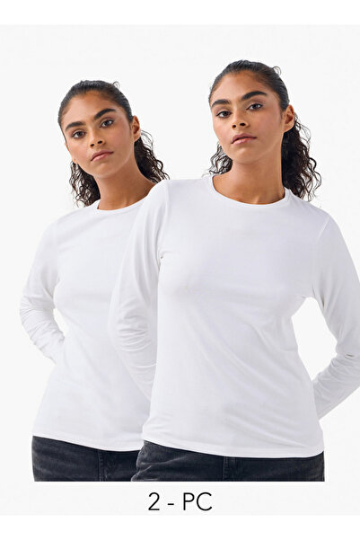 FAV مجموعة من قطعتين - تي شيرت برقبة دائرية