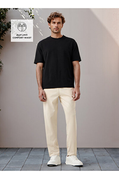 FAV Straight Fit Pants with Drawstring Closure, Pocket and Flexicomfort Waistband