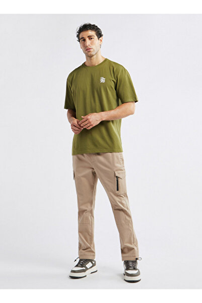 FAV Printed T-shirt with Round Neck and Short Sleeves