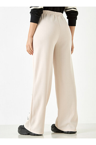 SP Characters Mickey Mouse Print Wide Leg Pants With Pintuck Detail