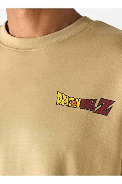SP Characters تي شيرت مطبوع عليه Dragon Ball Z مع رقبة دائرية وأكمام قصيرة