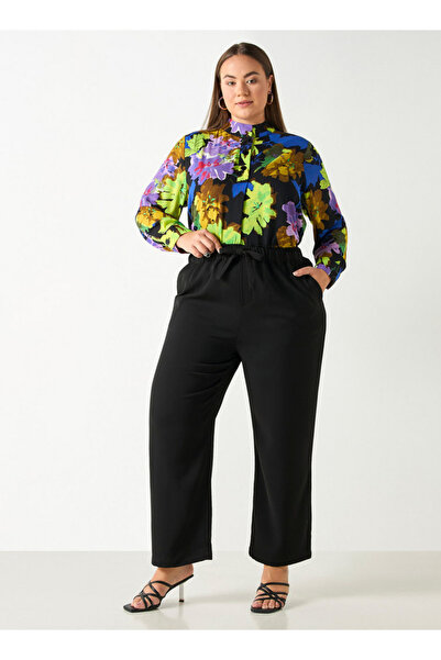 Ulla Popken WAIST TIE UP PANTS