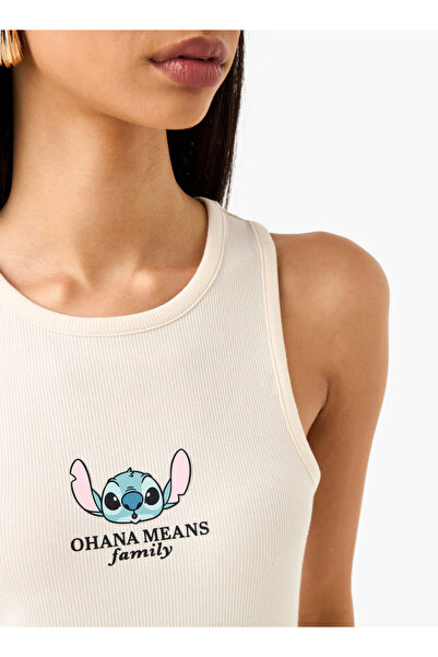 SP Characters قميص داخلي مضلع بطباعة غرزة