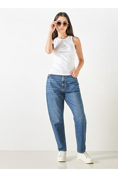 SP Characters Embellished Tank Top with Racerback