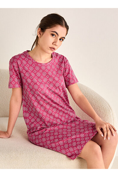 FAV All-Over Printed Night Dress