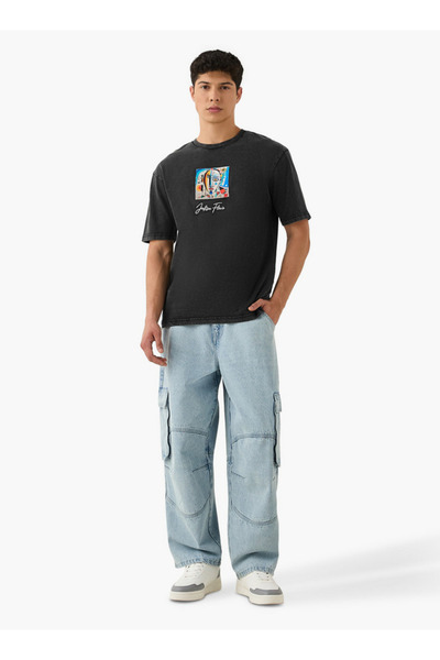 SP Characters Jackson Flavik Print Crew Neck T-shirt