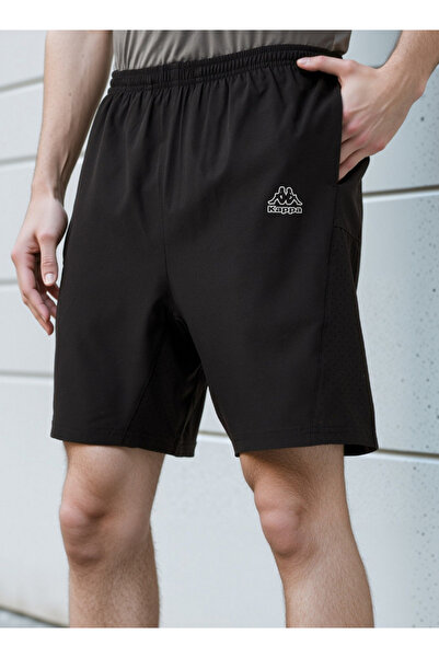 Kappa Kappa Logo Print Shorts with Mesh Accent