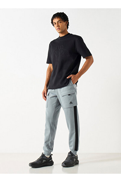Kappa Joggers with Cargo Pockets and Drawstring Closure
