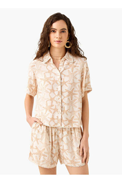 FAV طقم قميص وشورت مطبوع