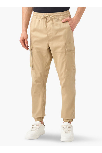 FAV Panelled Baggy Flexi Waist Cargo Joggers