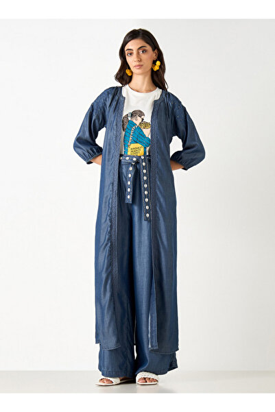 FAV Printed Crew Neck T-shirt with Extended Sleeves