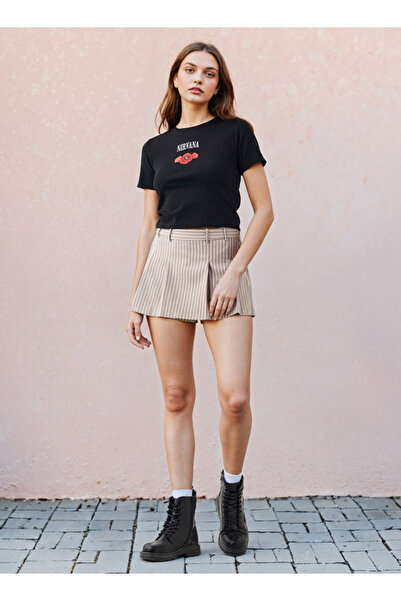 SP Characters Chr L Graphic Rib Crop Tees