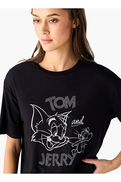 SP Characters تي شيرت بطبعة توم وجيري بأكمام قصيرة