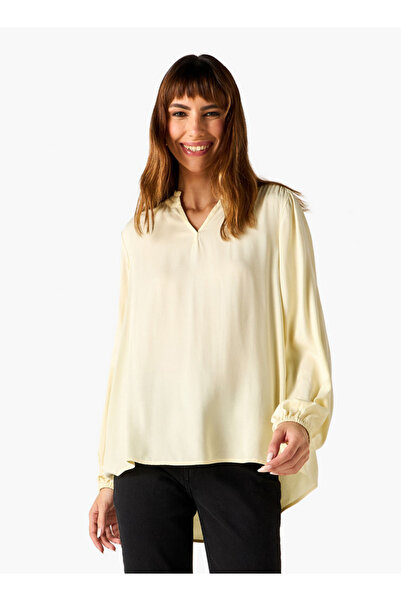 FAV بلوزة فيسكوز بياقة ماندرين