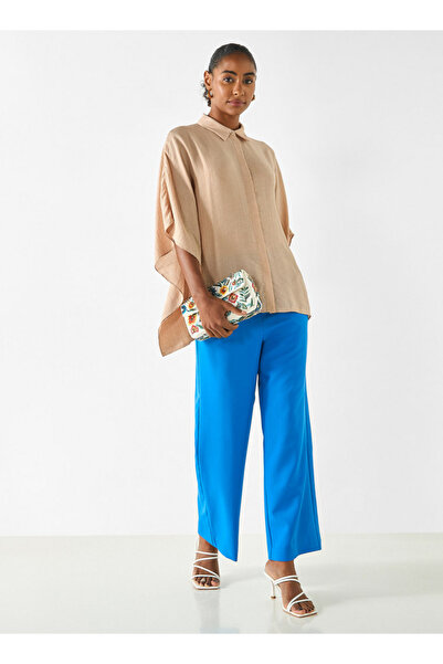 FAV Textured Kaftan Shirt with Extended Sleeves