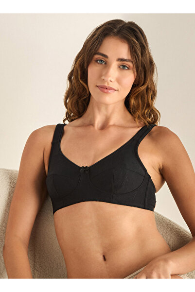 FAV حمالة صدر بدون سلك بتصميم جاكار مع حمالات قابلة للتعديل