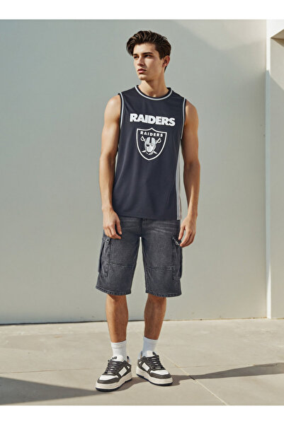 SP Characters سترة NFL بدون أكمام مع رقبة دائرية