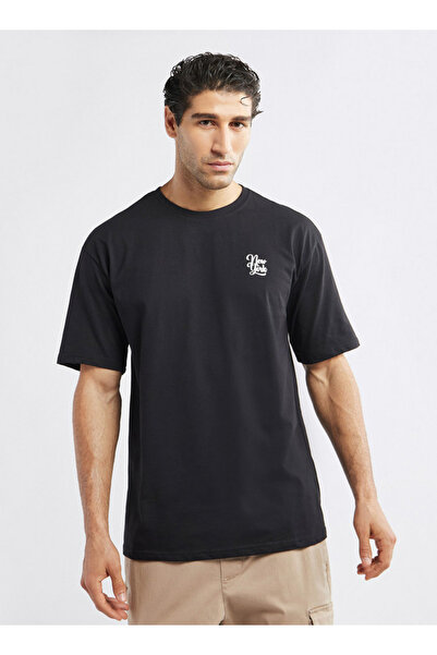 FAV Printed T-shirt with Round Neck and Short Sleeves