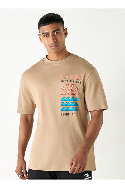 Kappa تي شيرت بطبعة جرافيكية وأكمام قصيرة