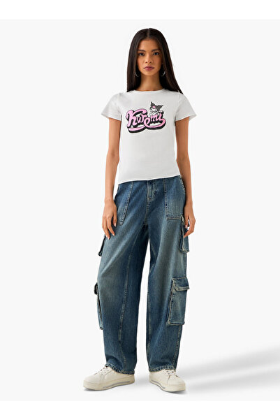 SP Characters تي شيرت بطبعة كورومي ورقبة دائرية