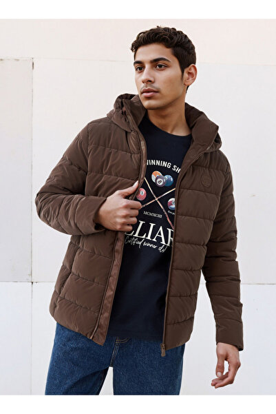 Kappa Men Hooded Puffer Jacket
