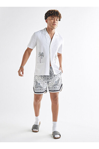 FAV Paisley Print Pool Shorts