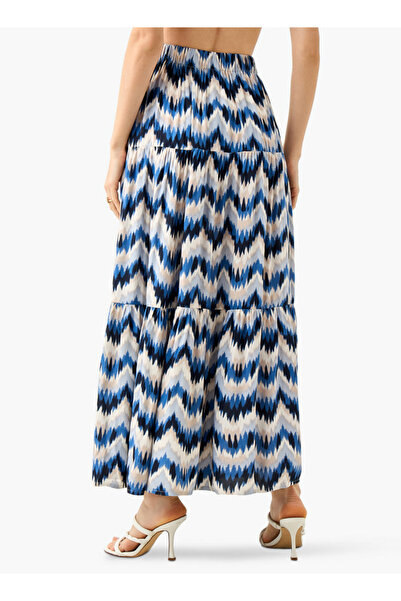 FAV Printed Maxi Skirt with Elasticated Waistband