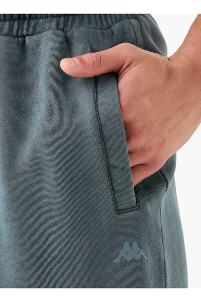 Kappa Textured Shorts with Drawstring Closure and Pockets