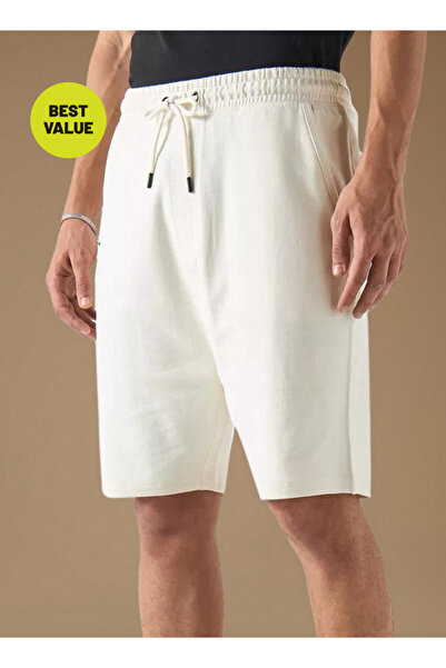 FAV Relaxed Fit Shorts with Drawstring Closure