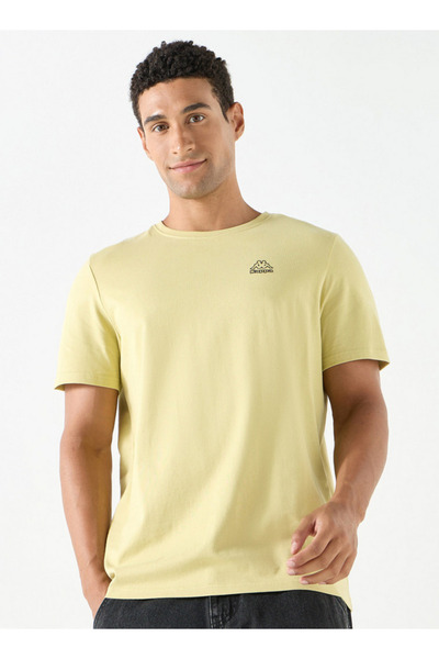 Kappa Solid Crew Neck T-shirt With Short Sleeves